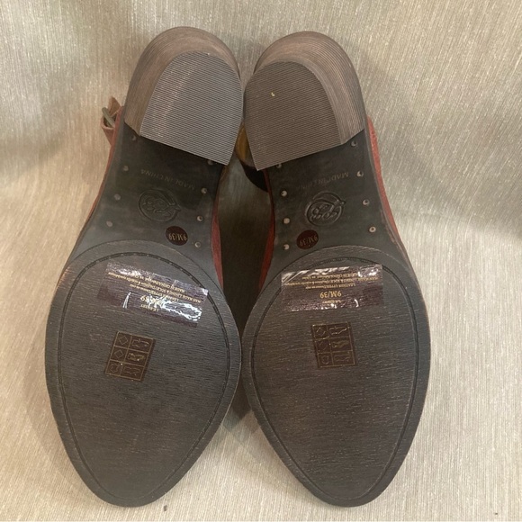 LUCKY BRAND  Sz 9 Odenah Stacked Heel Slip On Pointy Western Style Mules NEW - Picture 9 of 13